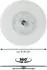 Stoneline Drehbare Servierplatte aus Glas, rund, 32cm (22792)