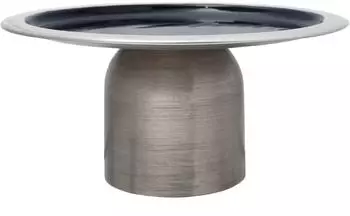 Kayoom Kuchenplatte Art Deco 325, Metall, silber/dunkelblau (1LCUY-DBLU)