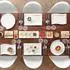 Villeroy & Boch NewWave Antipastiteller 4er Set, Porzellan, weiß (10-2525-2596)