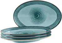 M&auml;ser SERVIERPLATTEN-SET Blau 16.5x1x24 cm