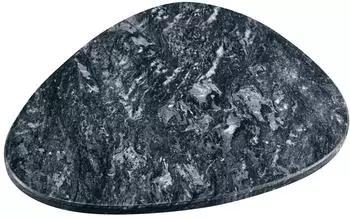 Kesper Servierplatte Marmor, grau, 25x25cm (38420)