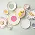 Villeroy & Boch Fleur Couleur Servierteller, Porzellan, bunt, 32cm, 6er-Set