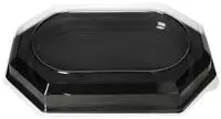 PAPSTAR 10 Servierplatten, PET 45 cm x 30 cm schwarz, Sie erhalten 10 St&uuml;ck