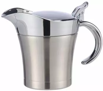 Haushalt International Thermo-Sauciere Edelstahl 500ml Einhandautomatik (435280)