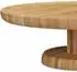 Relaxdays Tortenplatte Bambus Ø 33cm
