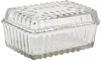 IB Laursen Butterdose 8364-00 Transparent Glas