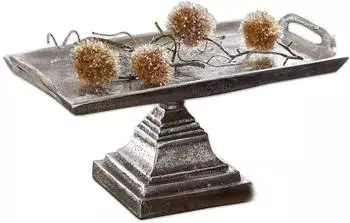 Loberon Samson Etagere Aluminium, silber (16131151)