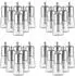 Ritzenhoff & Breker Basic Zuckerstreuer, Glas/Metall, transparent-silber, 15cm, 24er-Set