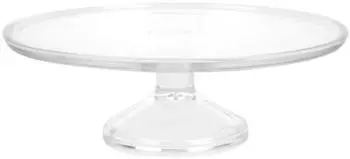 Olympia Kuchenständer-Basis aus Glas, 305mm, transparent (CS013)