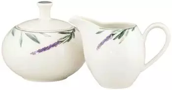 Seltmann Weiden Savona Provence Milch- und Zuckerset, Porzellan, bunt-beige, 2-teilig