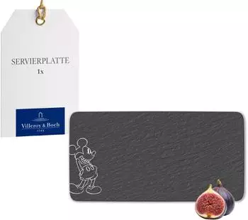 Villeroy & Boch Manufacture Mickey Mouse Servierplatte schwarz (1047192281)