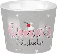 Sheepworld, - 46477 - Eierbecher, Omas Fr&uuml;hst&uuml;cksei, 4,3cm x 5,3cm, Porzellan,