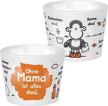 Sheepworld Eierbecher Ohne Mama ist alles doof (70268)