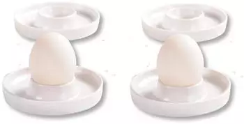 Kesper Eierbecher wei&szlig;, 4 St&uuml;ck (00140)