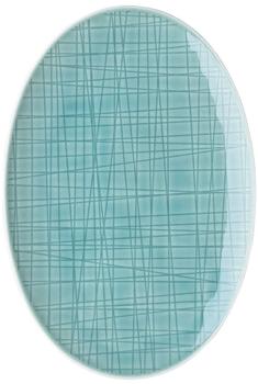 Rosenthal Mesh Platte 18 cm oval aqua