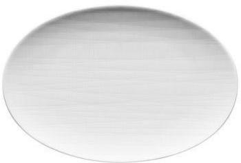 Rosenthal Mesh Platte 18 cm oval weiß
