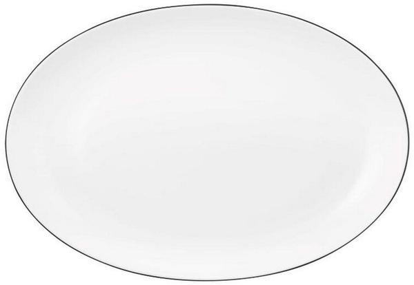 Seltmann Weiden Lido Platte oval 35 cm Black Line