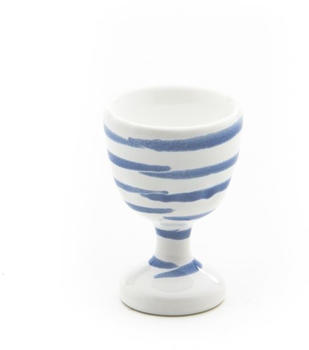 Gmundner Eierbecher glatt 7,5 cm blaugeflammt