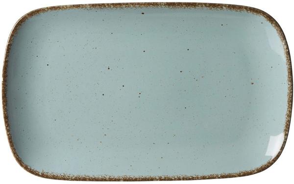 Ritzenhoff & Breker Servierplatte rechteckig 33x20cm blau Casa