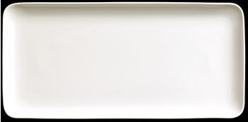 Dibbern Platte 15X32 cm Pure bone China Weiss