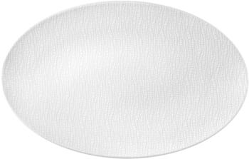 Seltmann Weiden L Fashion luxury white Servierplatte oval 40x26cm