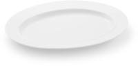 Friesland Platte / Unter. Sauciere oval La Belle 24 cm weiß