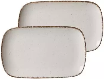 Ritzenhoff & Breker 2er Set Servierplatte 33x20 creme Casa