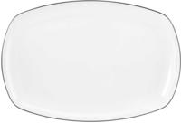 Seltmann Weiden Servierplatte "Lido Black Line" Platte eckig