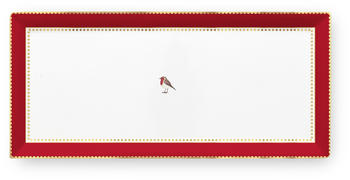 PiP Studio Love Birds Kuchenplatte red-pink (33,3 x 15,5 cm)