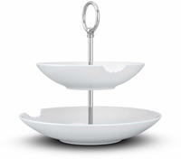 BHS FIFTYEIGHT Food-Tempel 2 Stufig tiefe Teller mit Biss (T023501)