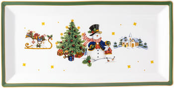 Hutschenreuther Happy Christmas green Stollenplatte (36 x 18 cm)