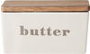 Bloomingville Hanyu Butter Box, Grey, Stoneware, Butterdose, Grau