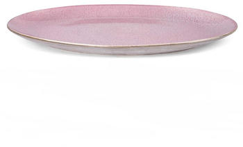 Bitz Gastro grey light pink Platte oval 45x34 cm