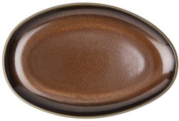 Rosenthal Junto Bronze Steinzeug Platte 25 cm