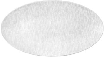 Seltmann Weiden Life Fashion Luxury White Servierplatte oval 33x18 cm