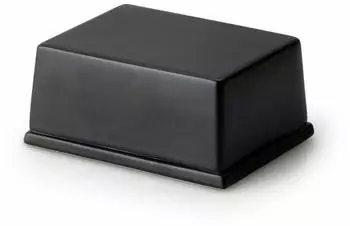 Continenta Butterdose f&uuml;r 250g Butter schwarz-matt