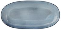 Bloomingville 17902747, Bloomingville Sandrine Servierplatte, Blue, Steingut