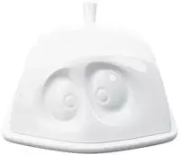 BHS FIFTYEIGHT Butterdose Versteckt wei&szlig; (T013401)