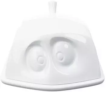 FIFTYEIGHT 3D Butterdose Versteckt wei&szlig;