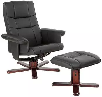 TecTake TV Fernsehsessel mit Hocker Modell 1 (401438)