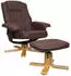 Mendler M56 mit Hocker rot-braun