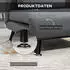 HomCom Schlafsessel mit Bettfunktion 75x70x75 cm Dunkelgrau