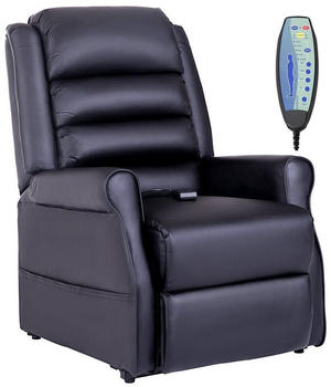 HomCom TV-Sessel mit Aufstehhilfe schwarz (700-021V90BK)