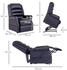 HomCom TV-Sessel mit Aufstehhilfe schwarz (700-021V90BK)