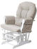 Mendler Schwingstuhl HWC-C76 creme/weiß
