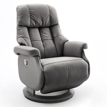 MCA Furniture Calgary Comfort taupe/schwarz Leder