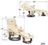 MCombo TV-Relaxsessel 9019 mit Hocker (6151-9068) cream