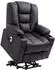 HomCom Relaxsessel 92x109x92-168 cm Schwarz