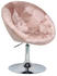 Svita Havanna Clubsessel Samt Retro champagner rose