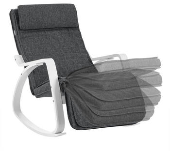 Songmics Relaxsessel Relaxsessel stuhl, ußstütze verstellbar (LYY011G01)